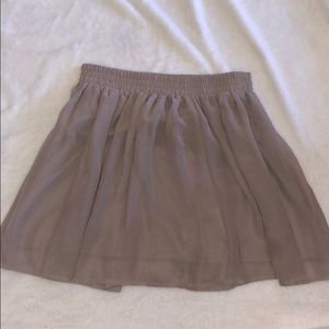 Taupe skirt